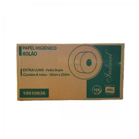 Papel Higiénico 10cm X 200m. Hoja Doble. Extra Lujo 30gr. Celulosa 100% Virgen